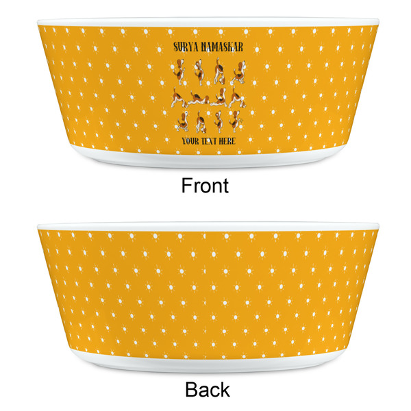 Yoga Dogs Sun Salutations Kids Bowls - APPROVAL