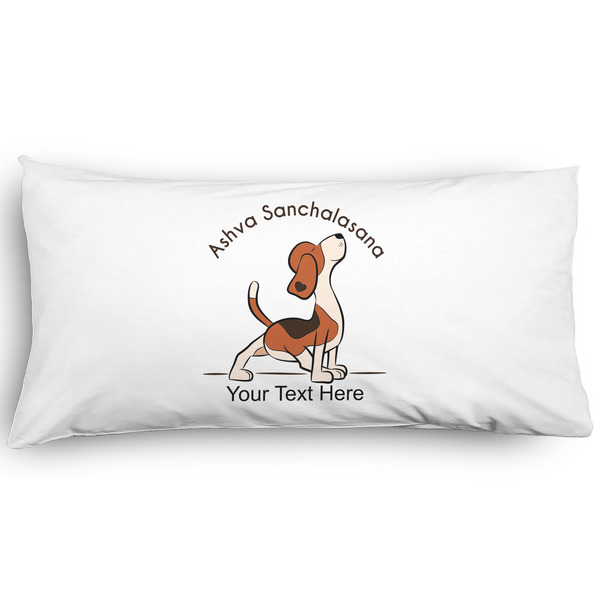 Custom Yoga Dogs Sun Salutations Pillow Case - King - Graphic (Personalized)