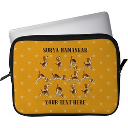 Yoga Dogs Sun Salutations Laptop Sleeve / Case - 11" (Personalized)