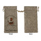 Yoga Dogs Sun Salutations Large Burlap Gift Bags - Front Approval