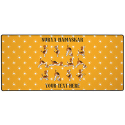 Yoga Dogs Sun Salutations Gaming Mouse Pad (Personalized)