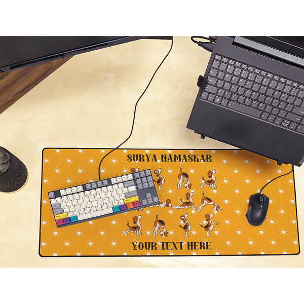 Yoga Dogs Sun Salutations Large Gaming Mats - LIFESTYLE