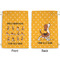 Yoga Dogs Sun Salutations Large Laundry Bag - Front & Back View
