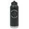 Yoga Dogs Sun Salutations Water Bottle - Laser Engraved - Front (Personalized)