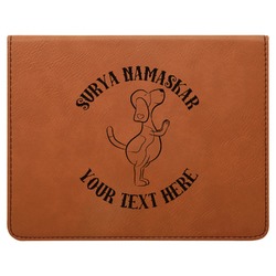 Yoga Dogs Sun Salutations Leatherette 4-Piece Wine Tool Set (Personalized)