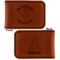 Yoga Dogs Sun Salutations Leatherette Magnetic Money Clip - Front and Back