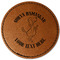 Yoga Dogs Sun Salutations Leatherette Patches - Round