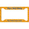 Yoga Dogs Sun Salutations License Plate Frame - Style A