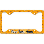 Yoga Dogs Sun Salutations License Plate Frame - Style C (Personalized)