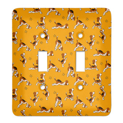 Yoga Dogs Sun Salutations Light Switch Cover (2 Toggle Plate)