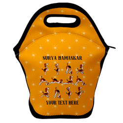 Yoga Dogs Sun Salutations Lunch Bag w/ Name or Text