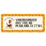 Yoga Dogs Sun Salutations Return Address Labels (Personalized)