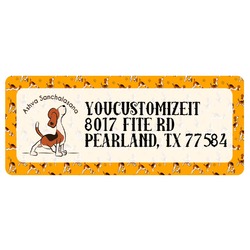 Yoga Dogs Sun Salutations Return Address Labels (Personalized)