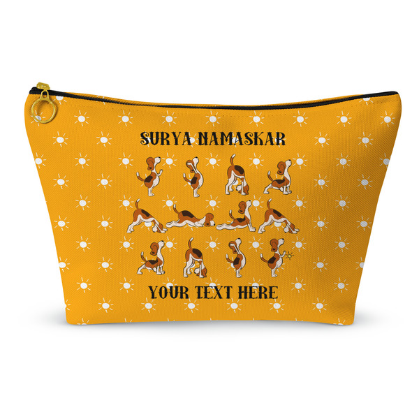 Custom Yoga Dogs Sun Salutations Makeup Bag (Personalized)