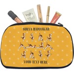 Yoga Dogs Sun Salutations Makeup / Cosmetic Bag - Medium (Personalized)