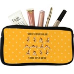 Yoga Dogs Sun Salutations Makeup / Cosmetic Bag (Personalized)