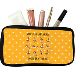 Yoga Dogs Sun Salutations Makeup / Cosmetic Bag - Small (Personalized)