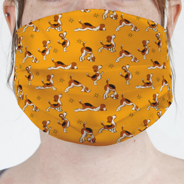 Custom Yoga Dogs Sun Salutations Face Mask Cover