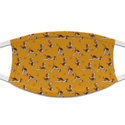 Yoga Dogs Sun Salutations Cloth Face Mask (T-Shirt Fabric)