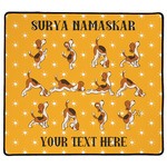 Yoga Dogs Sun Salutations XL Gaming Mouse Pad - 18" x 16" (Personalized)