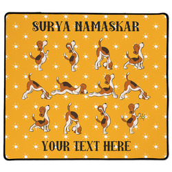 Yoga Dogs Sun Salutations XL Gaming Mouse Pad - 18" x 16" (Personalized)
