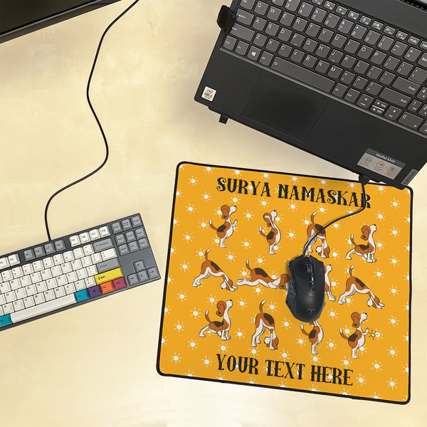 Yoga Dogs Sun Salutations Medium Gaming Mats - LIFESTYLE