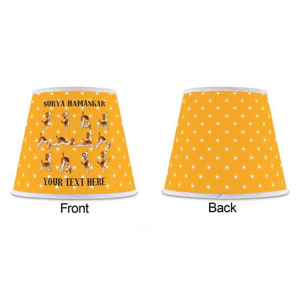 Yoga Dogs Sun Salutations Poly Film Empire Lampshade - Approval