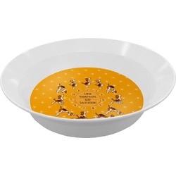 Yoga Dogs Sun Salutations Melamine Bowl