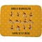 Yoga Dogs Sun Salutations Memory Foam Bath Mat - 48"x36" (Personalized)