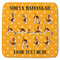 Yoga Dogs Sun Salutations Memory Foam Bath Mat - 48"x48" (Personalized)