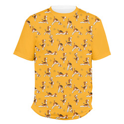 Yoga Dogs Sun Salutations Men's Crew T-Shirt - 2X Large