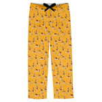 Yoga Dogs Sun Salutations Mens Pajama Pants - S