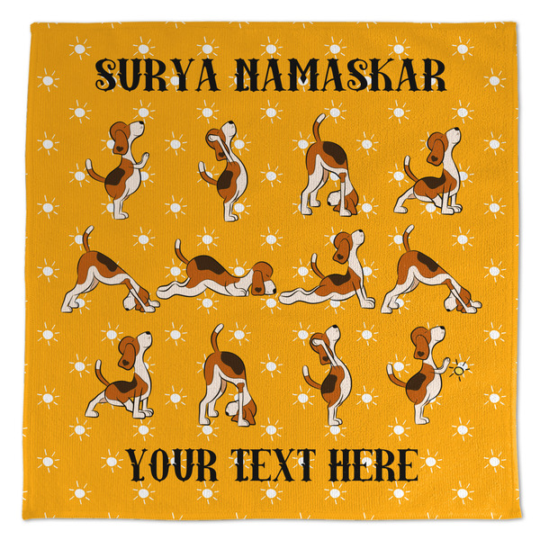 Yoga Dogs Sun Salutations Microfiber Dish Rag - APPROVAL