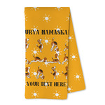 Yoga Dogs Sun Salutations Kitchen Towel - Microfiber (Personalized)