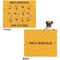 Yoga Dogs Sun Salutations Microfleece Dog Blanket - Large- Front & Back