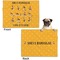 Yoga Dogs Sun Salutations Microfleece Dog Blanket - Regular - Front & Back