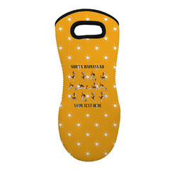 Yoga Dogs Sun Salutations Neoprene Oven Mitt w/ Name or Text