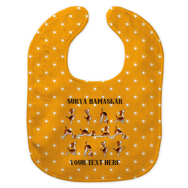 Yoga Dogs Sun Salutations New Bib Flat Approval