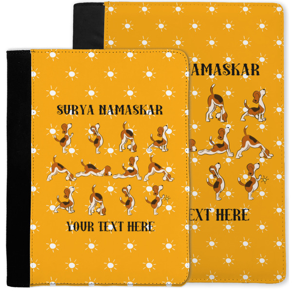 Yoga Dogs Sun Salutations Notebook Padfolio - MAIN