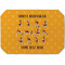 Yoga Dogs Sun Salutations Octagon Placemat - Single front