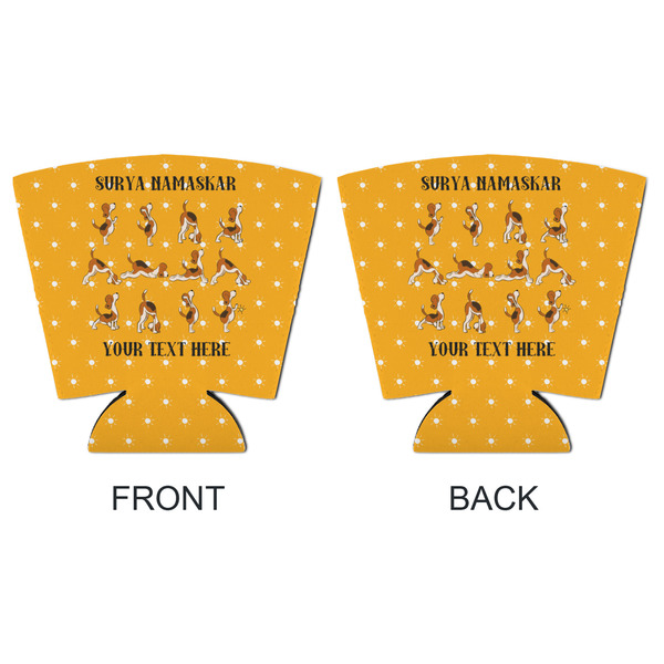 Yoga Dogs Sun Salutations Party Cup Sleeves - with bottom - APPROVAL