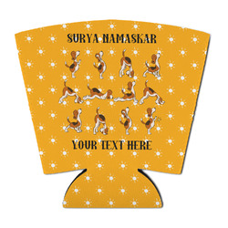 Yoga Dogs Sun Salutations Party Cup Sleeve - with Bottom (Personalized)