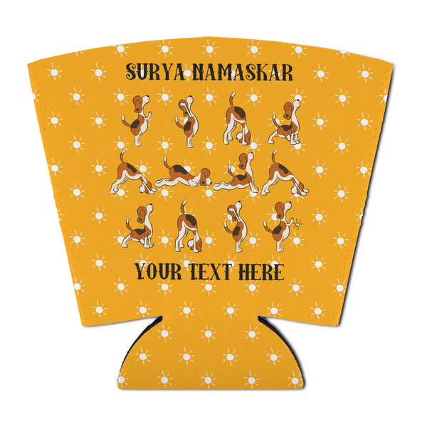 Yoga Dogs Sun Salutations Party Cup Sleeves - with bottom - FRONT