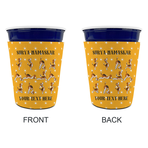 Yoga Dogs Sun Salutations Party Cup Sleeves - without bottom - Approval