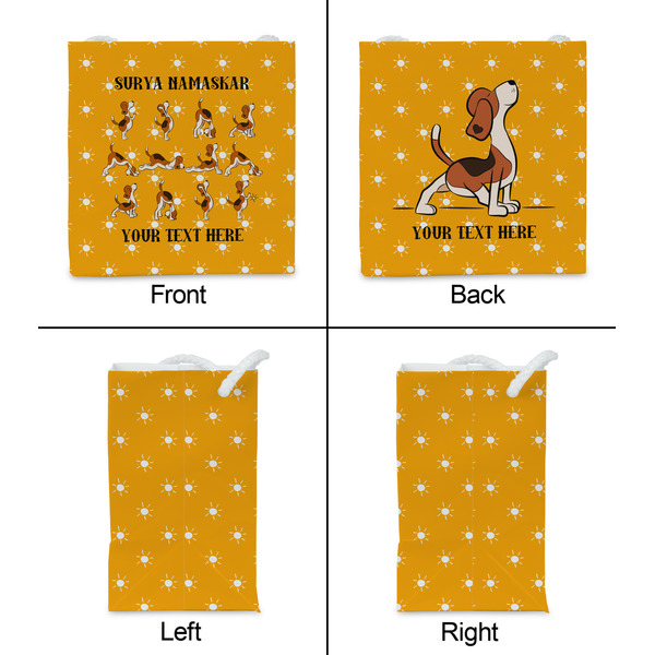 Yoga Dogs Sun Salutations Party Favor Gift Bag - Gloss - Approval