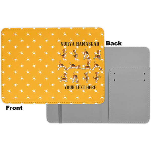 Yoga Dogs Sun Salutations Passport Holder - Apvl