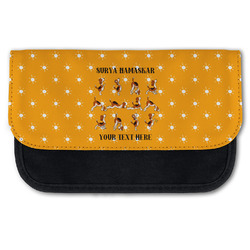 Yoga Dogs Sun Salutations Canvas Pencil Case w/ Name or Text