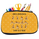 Yoga Dogs Sun Salutations Neoprene Pencil Case - Medium w/ Name or Text