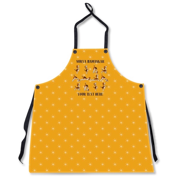 Yoga Dogs Sun Salutations Personalized Apron