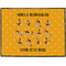 Yoga Dogs Sun Salutations Personalized Door Mat - 24x18 (APPROVAL)